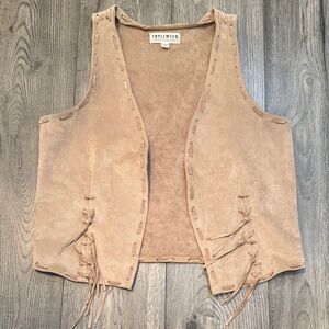 Idyllwind Tan Suede Vest